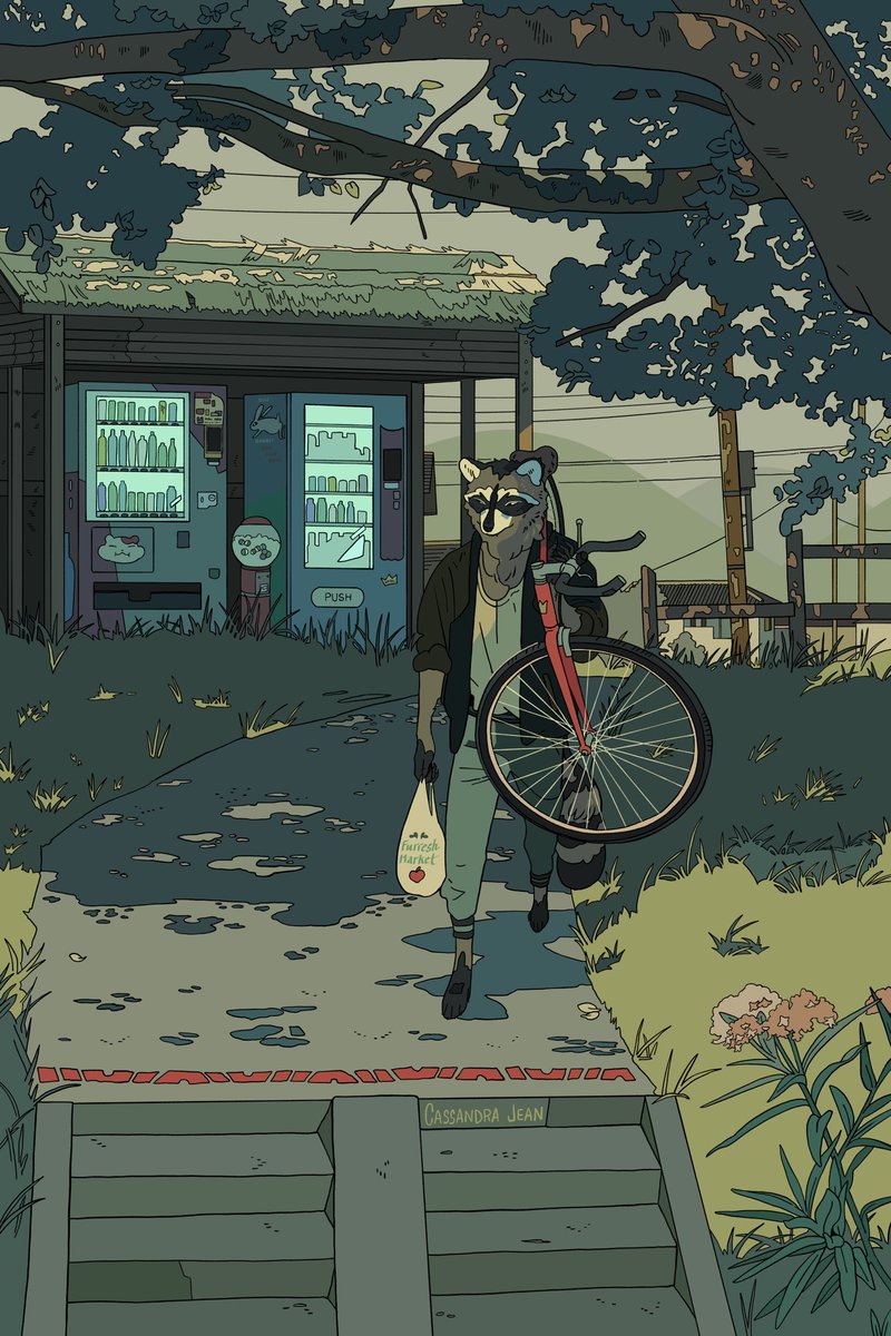 Prints of the Run Rabbit Run set are now available on INPRNT!