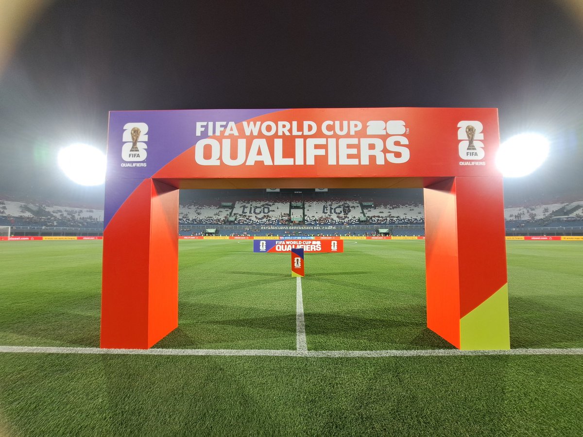 deisagamarra's tweet photo. Ya estamos listos para el gran encuentro entre @Albirroja vs @CBF_Futebol 
#lavozoficialdelasclasificatorias
#lavozdelestadio
@LesonPy https://t.co/9eq9OgI6fS