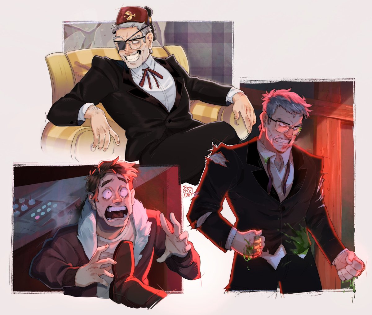 rorokonaa's tweet image. throws stanley pines at you