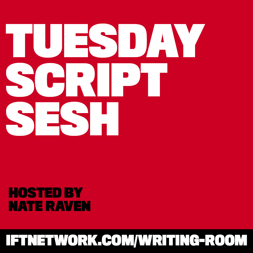 iftnetworktv's tweet image. Our weekly Tuesday Script Sesh hosted by Nate Raven is less than an hour away! 
Join us for a session and see if it is for you. 

DM for link.
4pm PST • 7pm EST
#scripts #scriptdevelopment #screenwriter #playwright
iftnetwork.com/writing-room