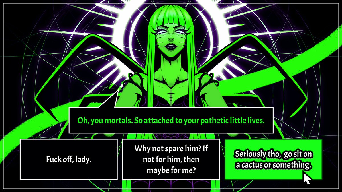 MarySueGames's tweet image. A&apos;ight, a sneak peak of what I&apos;m cooking for #SpooktoberVNJam and oof, I need her to step on me please and thank you.