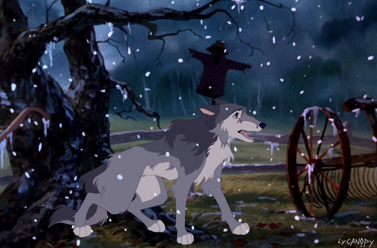 I wanted to try this art prompt. I would probably be a dumb wolf that is too interested in people haha…
Background is not mine! It’s from fox and the hound :)
#furry