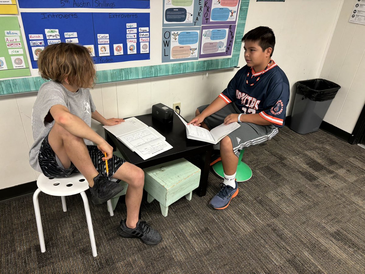 mrstaylor_fce's tweet image. These 5th graders found similarities and differences in their personality types after interviewing each other. They learned that even though everyone is different, they have some common interests and strengths. @HumbleISD_FCE @HumbleISD_ADV