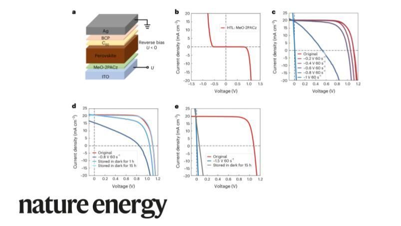 Nature Energy (@natureenergyjnl) on Twitter photo .<a href="/fyjiang526/">Fangyuan Jiang</a>, <a href="/gingerlabUW/">Ginger Lab</a> and team show that thick hole transport layers and electrochemically stable contact afford #perovskite #SolarCells better tolerance to reverse bias. buff.ly/4cKvYZv .<a href="/fyjiang526/">Fangyuan Jiang</a>, <a href="/gingerlabUW/">Ginger Lab</a> and team show that thick hole transport layers and electrochemically stable contact afford #perovskite #SolarCells better tolerance to reverse bias. buff.ly/4cKvYZv