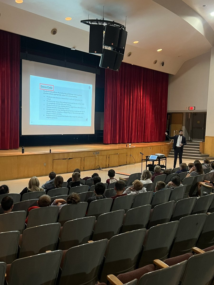 StarpointMS's tweet photo. Dr. Gray and Mr. Martorana spent the last two days meeting with each grade level to review middle school expectations, answer questions, and set all students up for a successful year!

Mr. Mariglia stopped by too and discussed tips for the students to care for their Chromebooks! https://t.co/gfeuJC7fr1