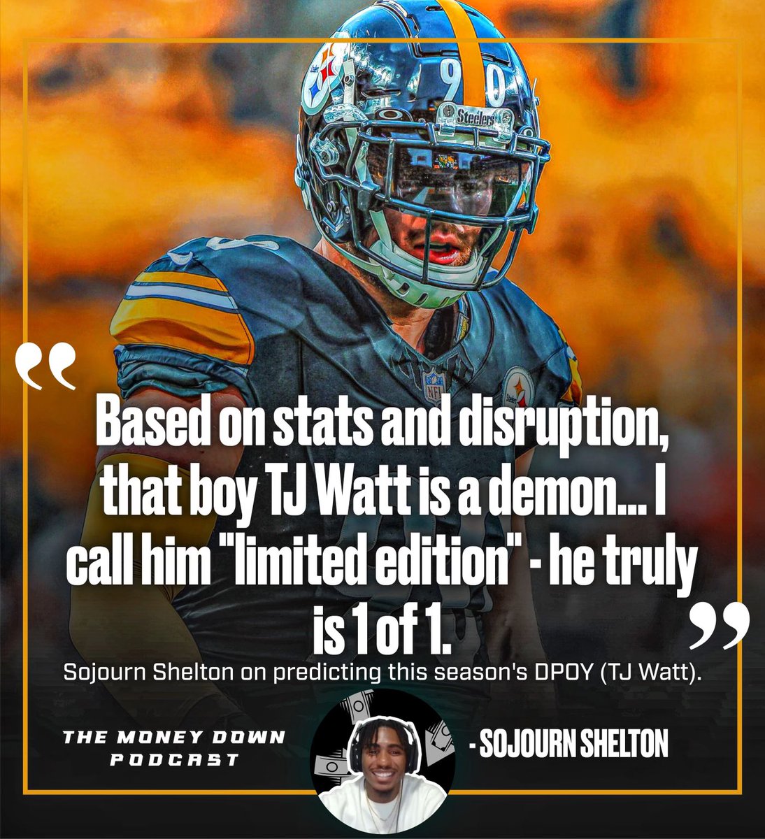 Last week <a href="/_SDS8/">Sojourn Shelton II</a> predicted TJ Watt to be the 2024 DPOY! In week 1 against the Falcons he wreaked havoc although it didn’t show up in the stat sheet!