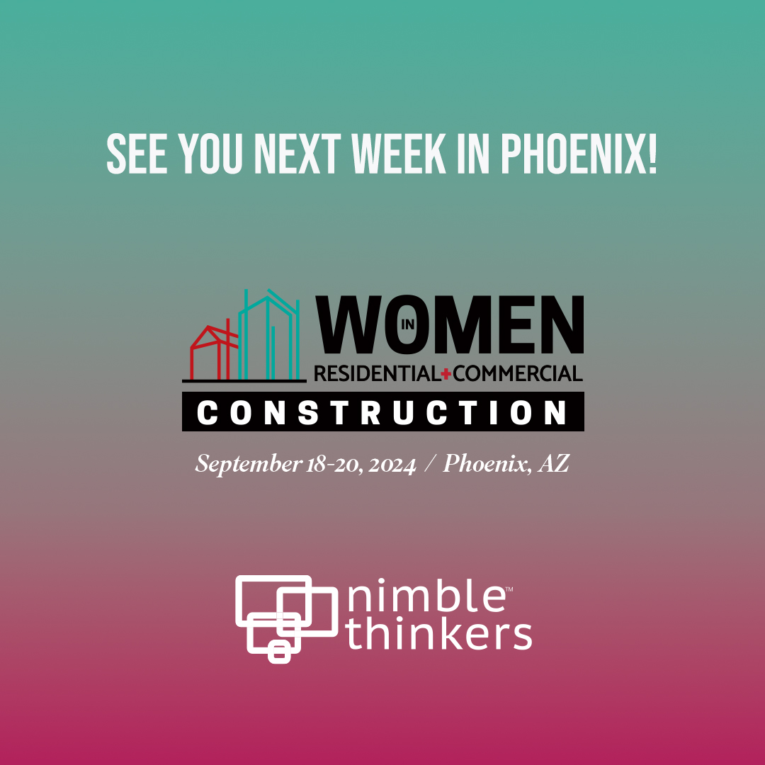 nimblethinkers's tweet photo. Are you attending WiR+CC next week? Sign up for our roundtable on How Marketing Teams are Evolving with AI! https://t.co/EiVeBlMZ5a
#StayNimble #NimbleThinkers #WomenLeaders https://t.co/p6JoV0apxI