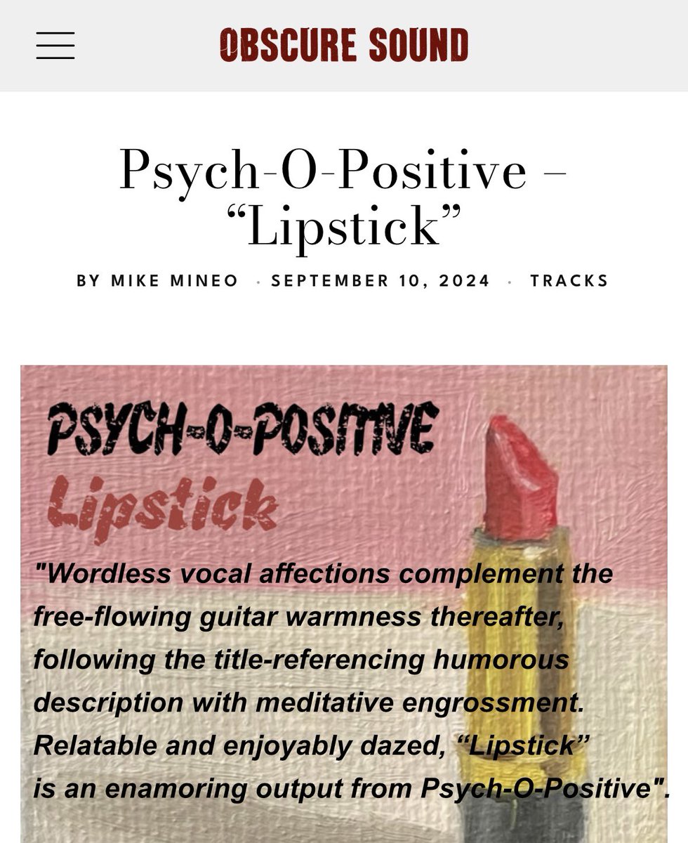 psych-o-positive (@psychopositive1) on Twitter photo Thank you <a href="/ObscureSound/">Obscure Sound</a> for the great review. Link in bio. #obscuresound #psychedelicfolk <a href="/JudyAnnNock/">Judy Ann Nock, MS</a> <a href="/MsSchwartz62/">Debby Schwartz</a> Thank you <a href="/ObscureSound/">Obscure Sound</a> for the great review. Link in bio. #obscuresound #psychedelicfolk <a href="/JudyAnnNock/">Judy Ann Nock, MS</a> <a href="/MsSchwartz62/">Debby Schwartz</a>