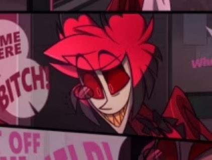 “pilot alastor is better” “series alastor is better!” comic alastor: