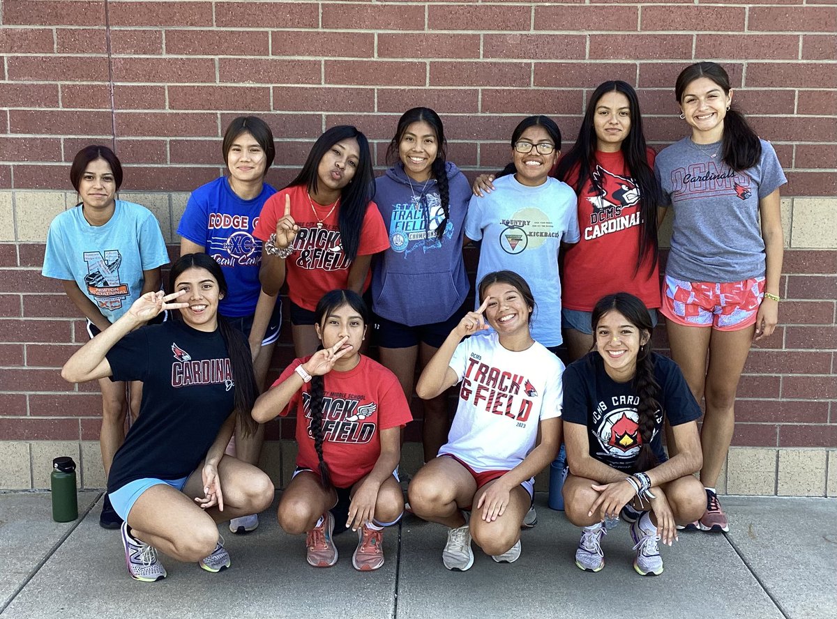 LadyDemonCC's tweet photo. Middle school day for @LadyDemonCC representing @DodgeCityMiddle @ComancheCoyote Sacred Heart and Europe https://t.co/b7WjKus46s