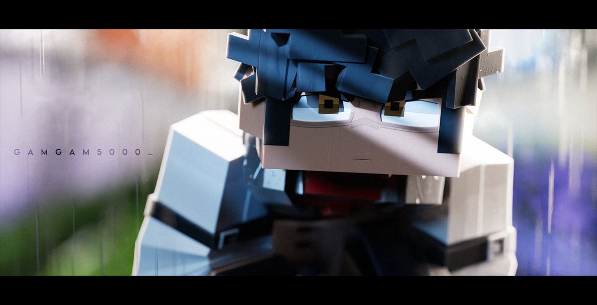 GAMGAM5000_'s tweet image. #minecraftart #3dart #minecraft #3d #b3d #art