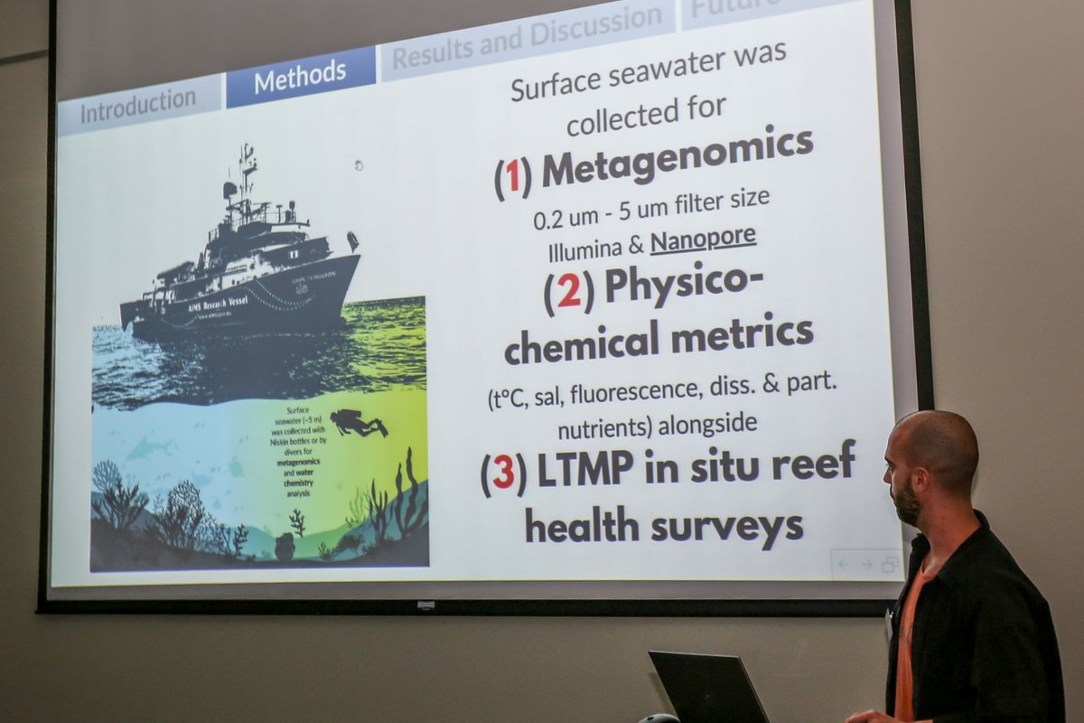 Fantastic showcase of science excellence at the <a href="/AIMSatJCU/">AIMS@JCU</a> seminar day last Friday!

From microplastics &amp; machine learning to coral seeding, shark surveys and sharing knowledge on Sea Country- congrats to all participants. Australia's tropical marine science is in good hands.
