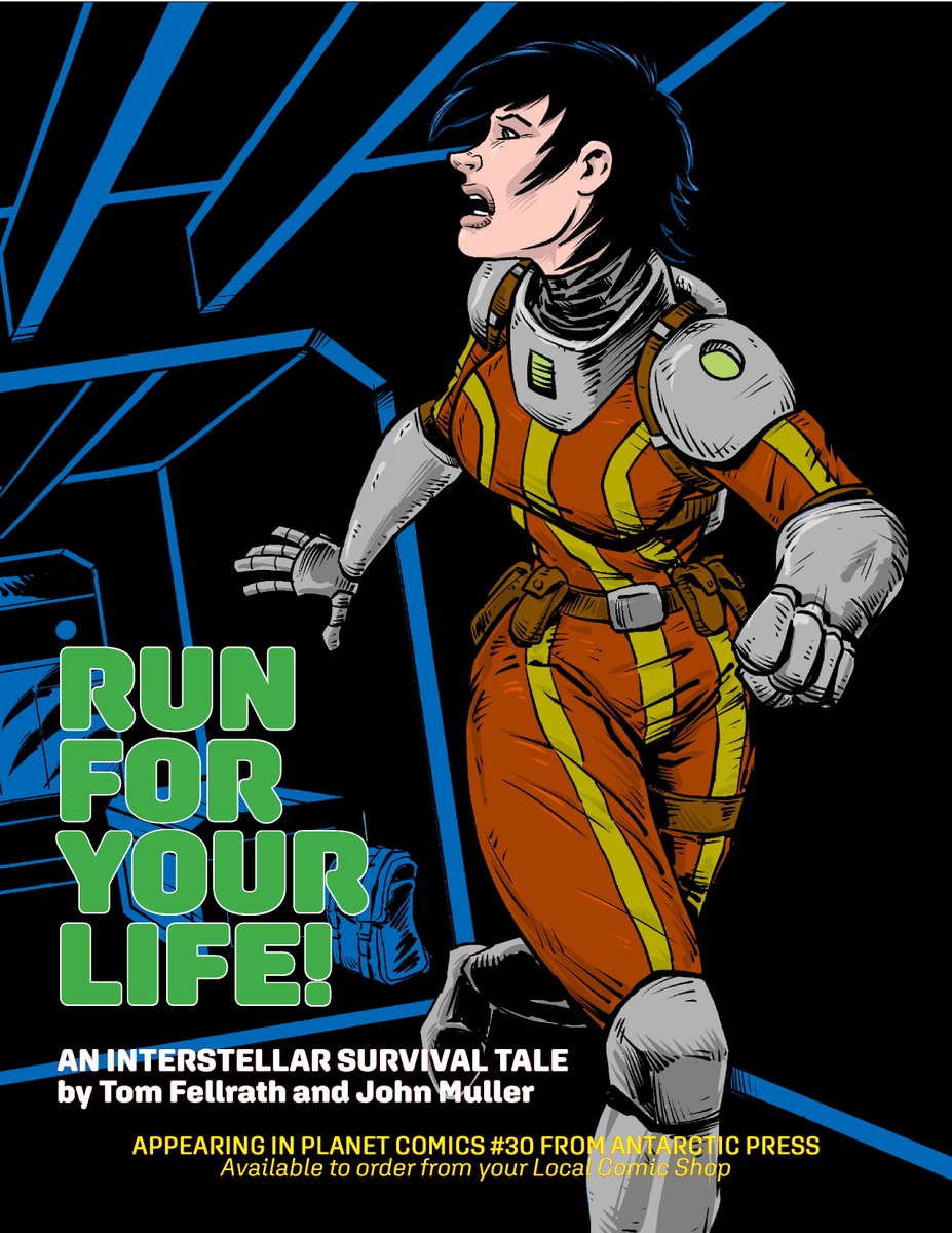 Not jinxing anything - far from it - but you might want to stop by your comic shop tomorrow, especially if they carry Antarctic Press. 📷
#comics #art #cartoonist #creativeart #planetcomics #debut #scificomics #antarcticpress