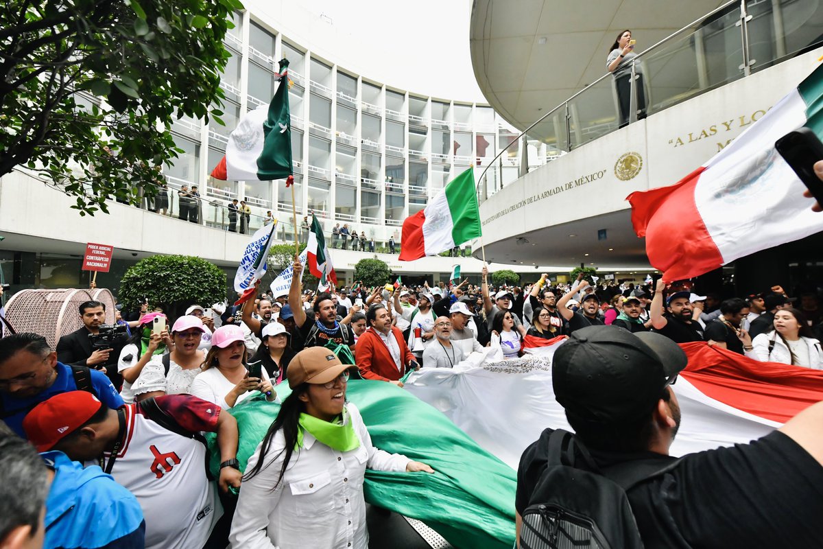 emanuellaraland's tweet image. #LaReformaAlPoderJudicial