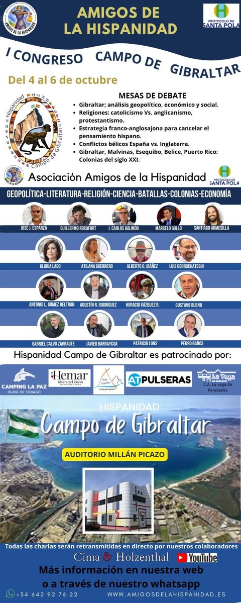 AlbertoAbascal_'s tweet image. @eliasgrima Quizás estás charlas te interesen.
¿Hablamos un día?
Nadie mejor que tú para denunciar los vertidos de toneladas de tierra al mar para hacer ese mega proyecto en aguas españolas.
Saludos 
#soloclima 
#hispanidadcampodegibraltar