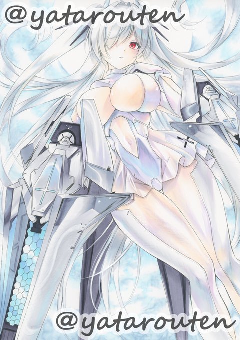 おはよ～ございます‼️
今日は雨でムシムシしてます☔
#NIKKE #アナキオール #手描きイラスト 