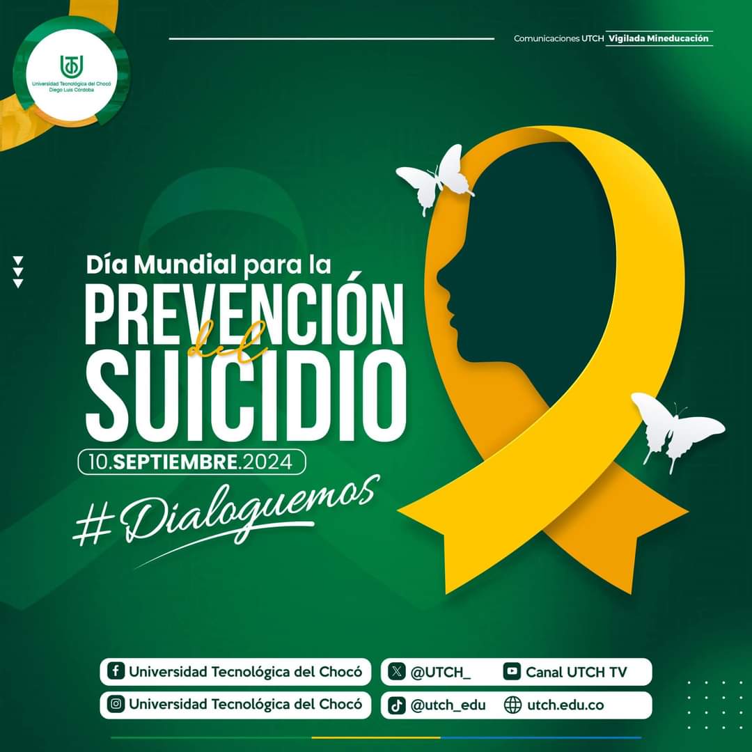 💫Juntos, podemos crear un entorno donde todos se sientan escuchados y comprendidos. 🫂
Recuerda: tu vida importa y siempre hay luz al final del túnel.✨<a href="/EmisoraUtch/">Radio Universidad del Chocó 97.3 fm</a> no <a href="/CanalUTCHTV/">Canal Utch TV</a> <a href="/CSocialUTCH/">Comunicación Social y Periodismo UTCH</a>