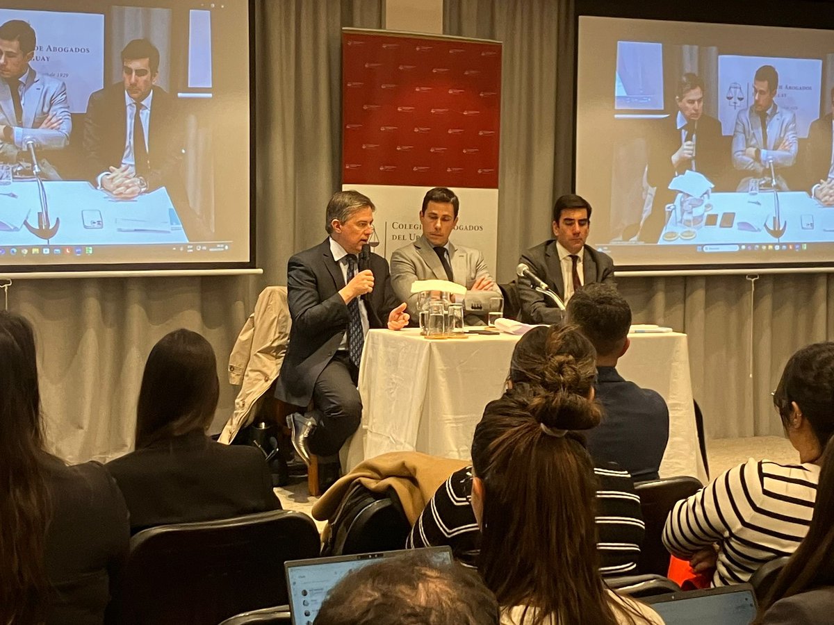Eduardo Sasson (@dreduardosasson) on Twitter photo Ayer tuve el gusto de exponer en el <a href="/CAdelUruguay/">Colegio de Abogados del Uruguay</a> sobre Indagatoria Preliminar, compartiendopanel con excelentes colegas: el Dr. Fernando Gomes Santoro y <a href="/gvalentin_/">Gabriel Valentin</a>
El intercambio entre distintas ramas del derecho es fundamental para mejorar nuestro sistema de justicia penal Ayer tuve el gusto de exponer en el <a href="/CAdelUruguay/">Colegio de Abogados del Uruguay</a> sobre Indagatoria Preliminar, compartiendopanel con excelentes colegas: el Dr. Fernando Gomes Santoro y <a href="/gvalentin_/">Gabriel Valentin</a>
El intercambio entre distintas ramas del derecho es fundamental para mejorar nuestro sistema de justicia penal
