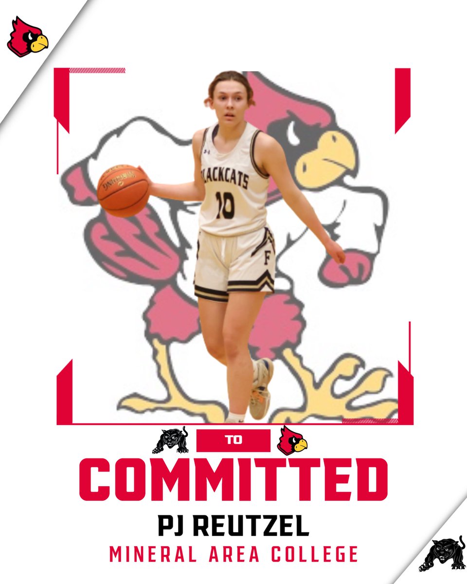 PJ Reutzel (@pj_reutzel) on Twitter photo After much thought and consideration, I am blessed and excited to announce that I have committed to <a href="/cardswomenbball/">Mineral Area College WBB</a>. Thank you <a href="/CarrieShephard4/">Coach Shep</a> and <a href="/CorneishaMorris/">Coach C</a> for believing in me and giving me this opportunity!
<a href="/FredRockGBB/">Fredericktown Lady Cats Hoops</a> <a href="/MissouriPhenom/">Phenom Basketball</a>
<a href="/Dmmantz/">Dal Mantz</a> <a href="/PGHMissouri/">Prep Girls Hoops Missouri</a> After much thought and consideration, I am blessed and excited to announce that I have committed to <a href="/cardswomenbball/">Mineral Area College WBB</a>. Thank you <a href="/CarrieShephard4/">Coach Shep</a> and <a href="/CorneishaMorris/">Coach C</a> for believing in me and giving me this opportunity!
<a href="/FredRockGBB/">Fredericktown Lady Cats Hoops</a> <a href="/MissouriPhenom/">Phenom Basketball</a>
<a href="/Dmmantz/">Dal Mantz</a> <a href="/PGHMissouri/">Prep Girls Hoops Missouri</a>