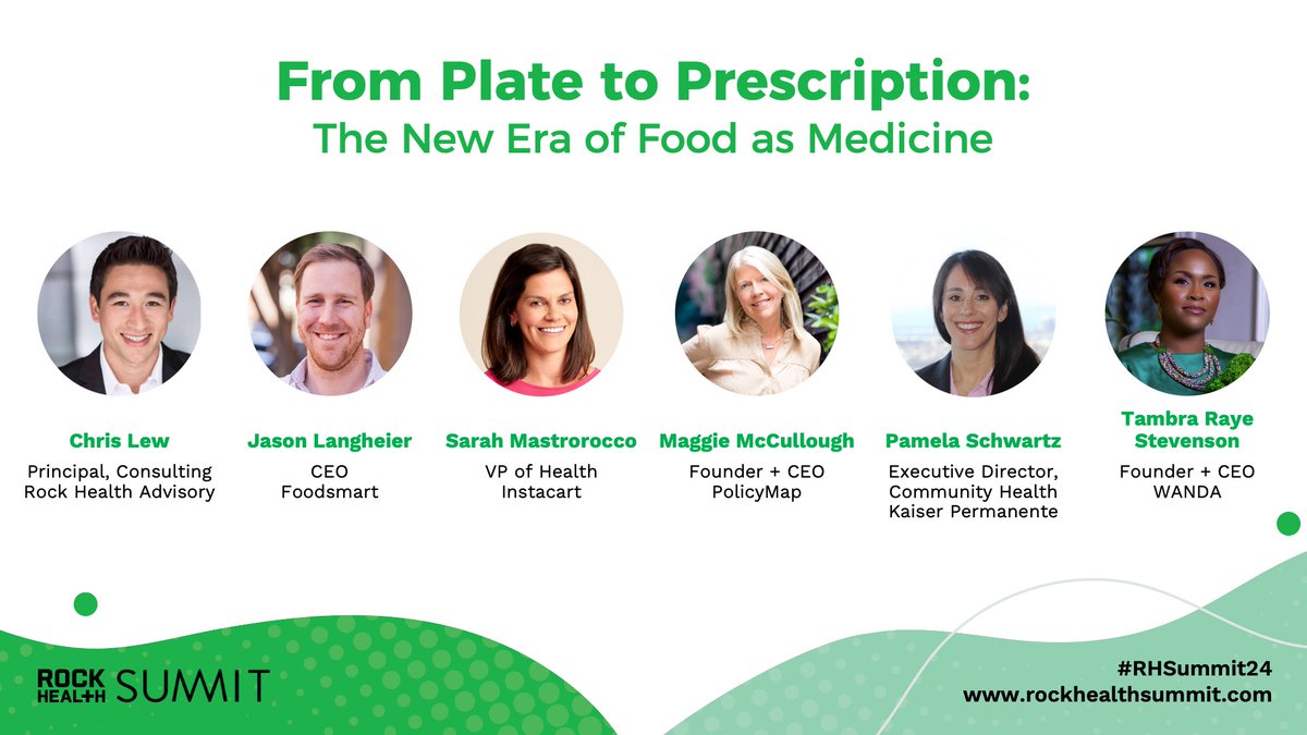 Food as medicine can be a powerful lever for payers and health systems to combat diet-related diseases and address #socialdeterminantsofhealth. Our next session explores the "foodcare" tech-enabled interventions being integrated into primary and chronic care.

#RHSummit24