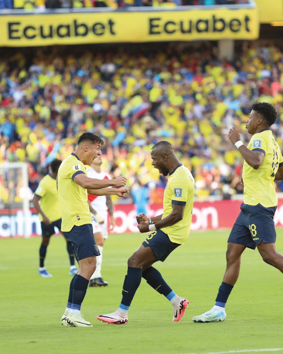 ¡GRACIAS SELECCIÓN!

Felicidades a <a href="/LaTri/">La Tri 🇪🇨</a> por esta gran victoria contra Perú; un triunfo que nos llena de orgullo y alegría.

La pasión y el esfuerzo de nuestros muchachos nos ha llevado a este momento de felicidad.

Pd. ¡Volvió Enner al gol!

¡Viva Ecuador, viva el fútbol