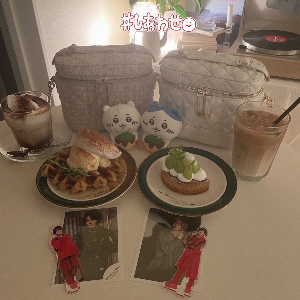 みちょりゅちぇで夜カフェ~☕️🩷🧡