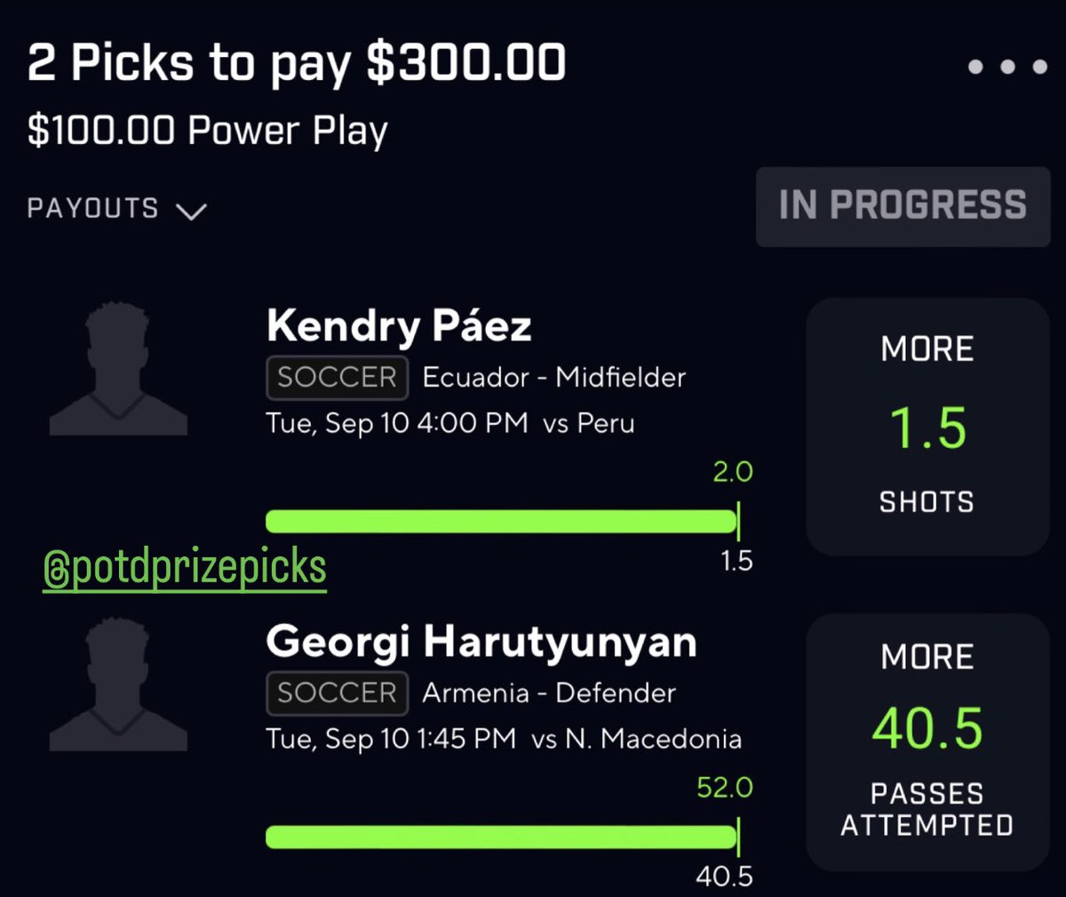 PotdPrizepicks's tweet photo. $25 TO SOMEONE WHO LIKES 💚👇🏾

🚨WHAT A DAY for the VIP💯 members🔥  CASHHH 10x✅&amp; 3x✅&amp; 3x✅&amp; 3x✅

🚨HUGE Discount on VIP💯👇🏾
40% for the first 20 people who use this LINK🔗
https://t.co/KHMFo59srr

🚨DONT BE THE ONLY MISSING OUT AND JOIN VIP💯🔥🔥 https://t.co/grPM1p6AWw