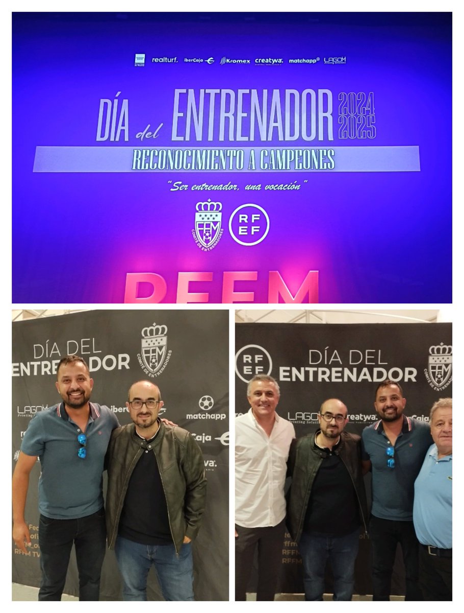 ¡ Nos complace anunciar el galardón que le ofrece la RFFM al bueno de Ángel Saiz , por su espectacular año con el primer equipo ! Asumiendo una vez más la formación de este equipo juvenil , que hace debutar en 3° División . 

¡ Suerte Mister  ! Estamos contigo !