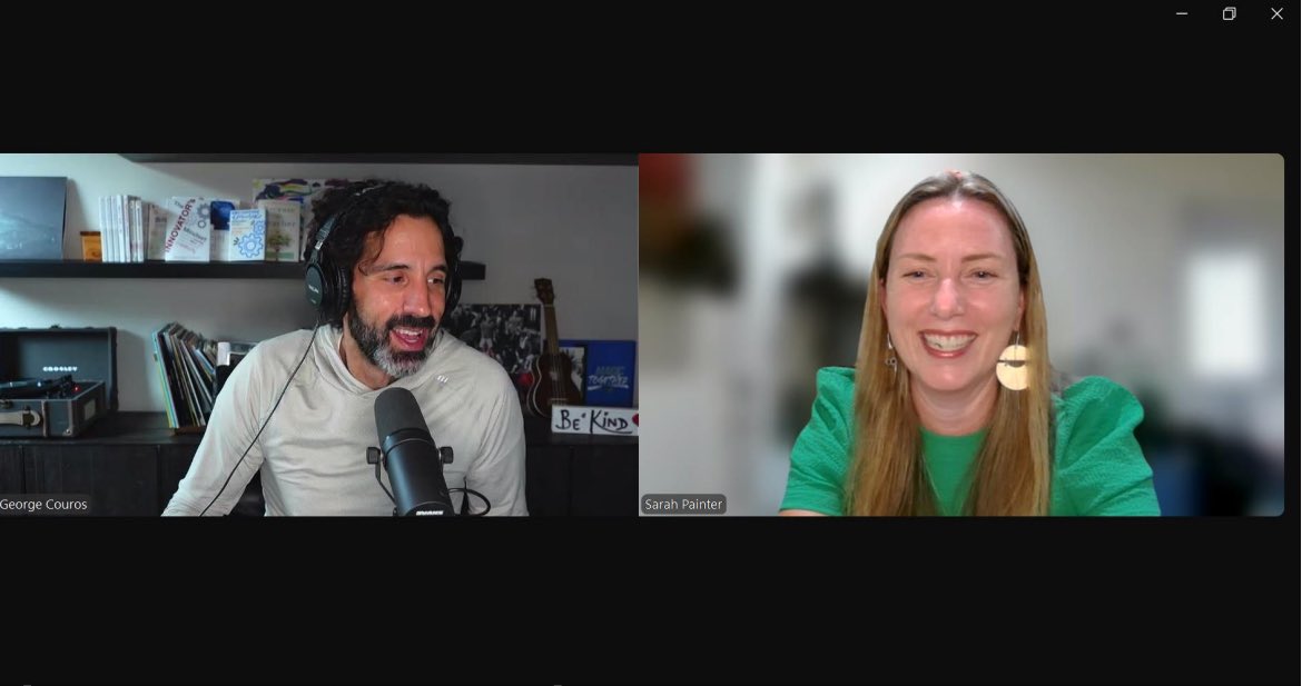 Sarah Painter (@2022floridatoy) on Twitter photo We could have talked all night…<a href="/gcouros/">George Couros</a> is the real deal! He just gets it. What a blessing he is to the educational world. I can’t wait to share the podcast episode when it drops in a few weeks. We could have talked all night…<a href="/gcouros/">George Couros</a> is the real deal! He just gets it. What a blessing he is to the educational world. I can’t wait to share the podcast episode when it drops in a few weeks.