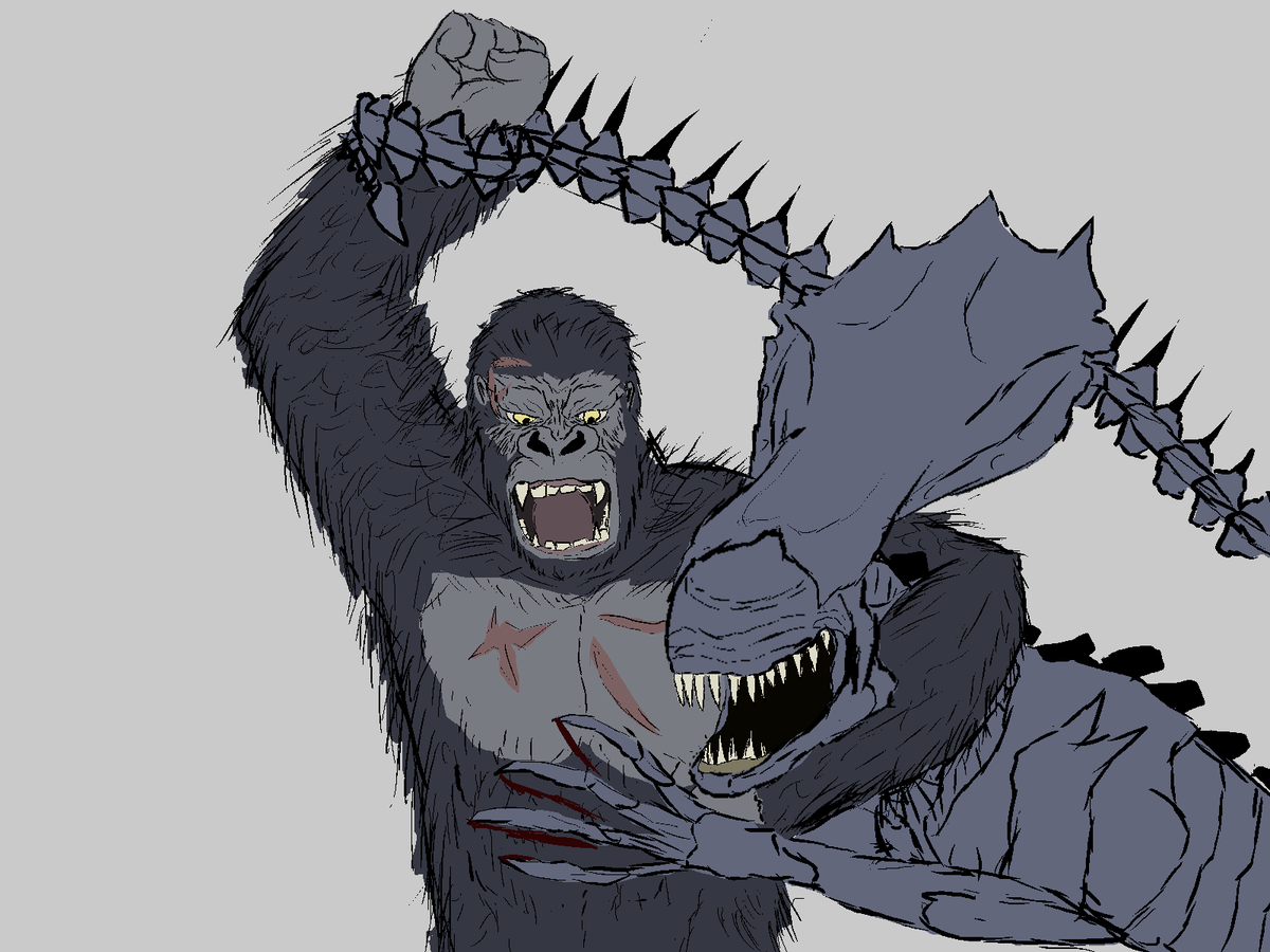 King Kong VS Xenomorph Queen