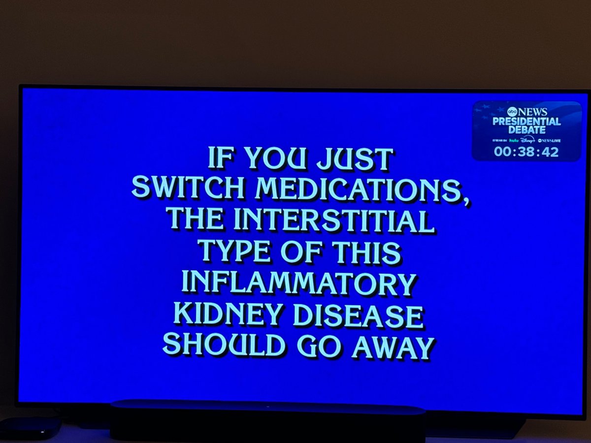 #Nephrology featured in the $2000 question on <a href="/Jeopardy/">Jeopardy!</a>…