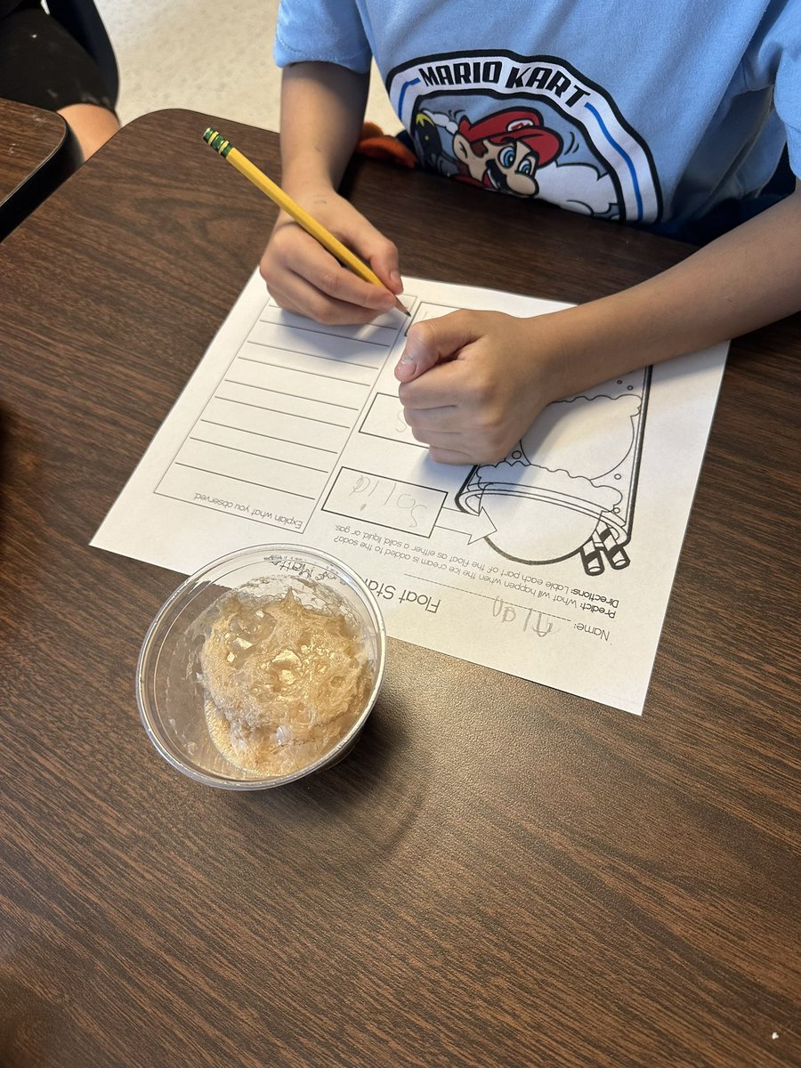 What better way to explore solids, liquids, and gasses than with a coke float!? 
<a href="/LaBelleESLions/">LaBelle Elementary</a> <a href="/cobbscience/">Cobb Science</a>