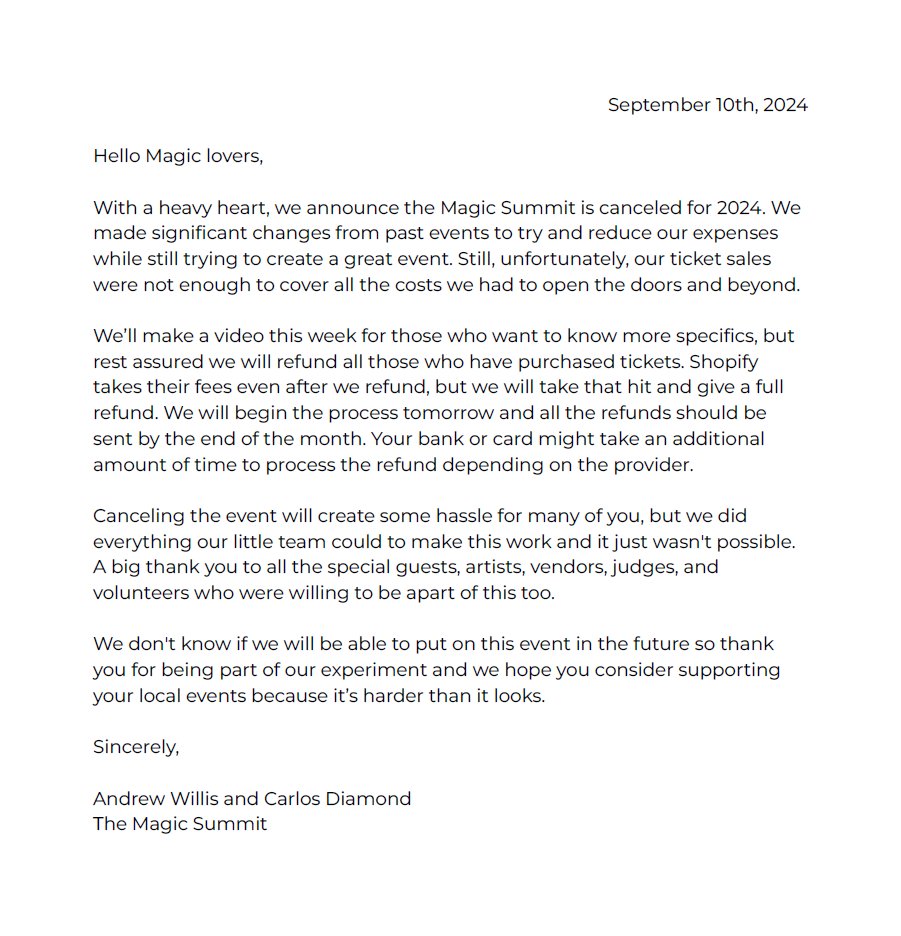 The Magic Summit tweet media