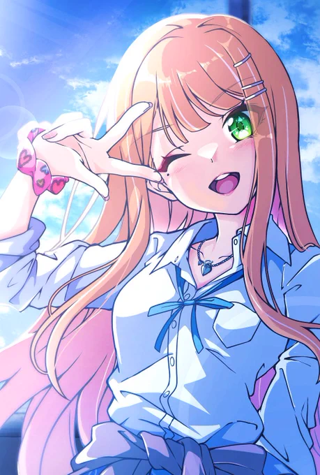 暑い夏には清夏ちゃん #学マス  #紫雲清夏 