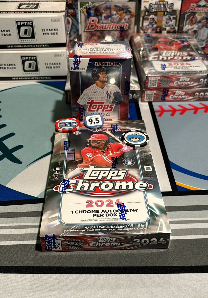 GZCardBreaks's tweet photo. ⚾️Baseball Break⚾️
(1) Person in this Break will win (1) 2024 Topps Series 2 Fanatics Exclusive Blaster Box
(1) 2024 Topps Chrome Hobby Box
$12 per random team
Stack Shipping!
14 Spots Left
Breaks When Full
Comment/DM to claim or go to the website⏬
https://t.co/tzoDJuOlYJ https://t.co/Qmke1qEXbL