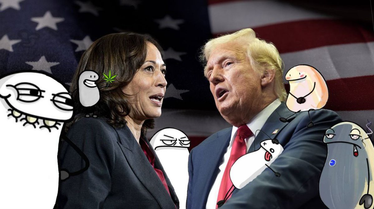 Kamal or Donald?

Either way, Florkies are taking over!🧦⚡️🌀

$florky 
#SockPuppetInvasion

0xC0dE053A59D056bfB2Fdd82818e27313C1e141fB

<a href="/KamalaHarris/">Kamala Harris</a> <a href="/realDonaldTrump/">Donald J. Trump</a>