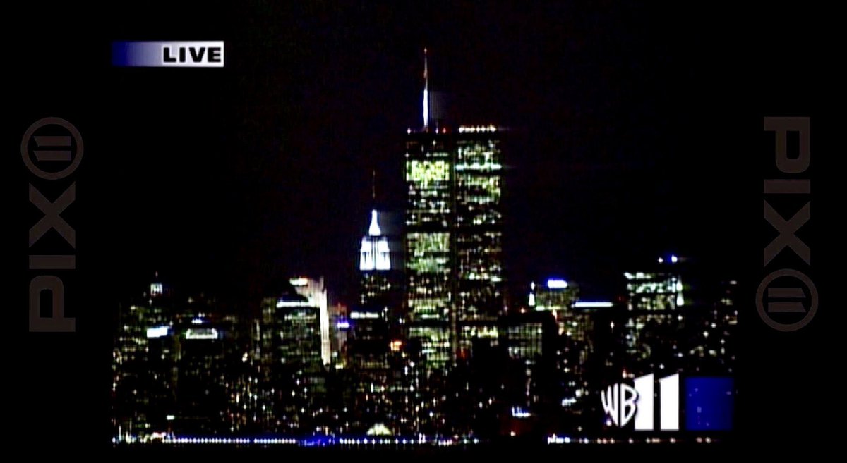 🗽New York City at 10:44 PM ET on September 10, 2001

(via WPIX)