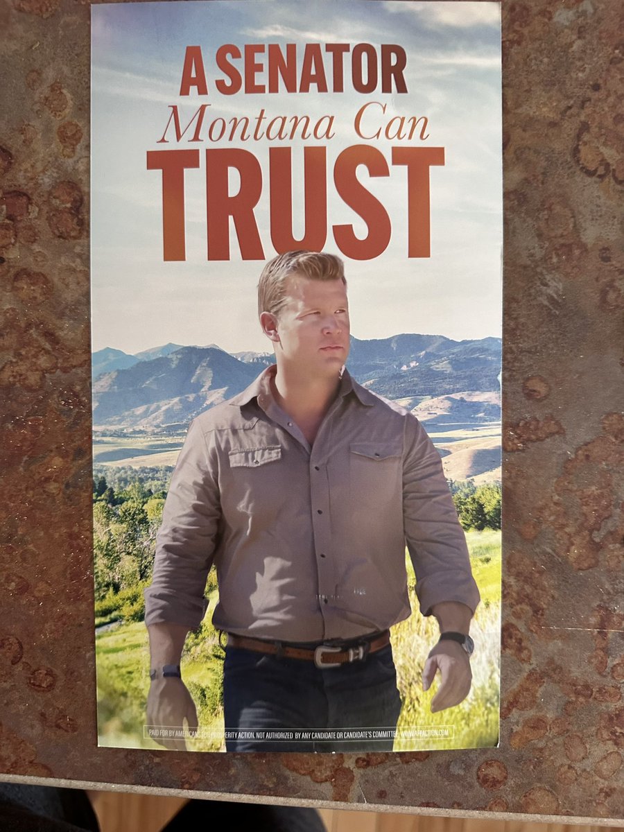 dodegaard's tweet image. Laughable mailer from @AFPhq @AFPMontana regarding @SheehyforMT. Trust? Definitely not given his litany of lies and business deceit and failure. No thank you. #mtpol #mtsen