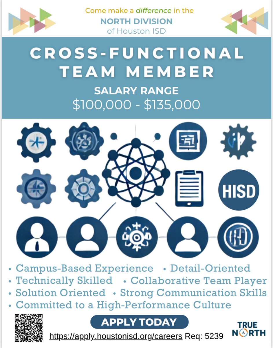 Amy Poerschke (@amypoerschke) on Twitter photo 🚨 We're hiring! Join our incredible team as a Cross Functional Team Member (CTM) and be part of the work in <a href="/HoustonISD/">Houston ISD</a>! 🌟 If you're passionate about driving student success and making a difference, this is your chance! Apply today and help us lead the way! #JoinOurTeam 💪✨ 🚨 We're hiring! Join our incredible team as a Cross Functional Team Member (CTM) and be part of the work in <a href="/HoustonISD/">Houston ISD</a>! 🌟 If you're passionate about driving student success and making a difference, this is your chance! Apply today and help us lead the way! #JoinOurTeam 💪✨