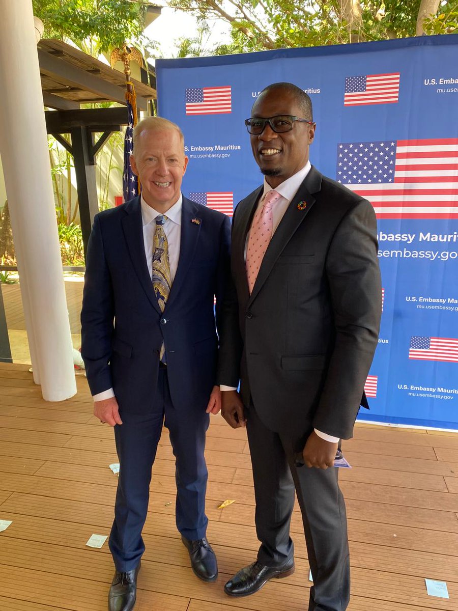 Maxwell Okello (@maxwell__okello) on Twitter photo Honored to have joined the U.S. Business Summit in Mauritius last month at the invite of U.S. Ambassador Henry Jardine. 
Shared insights on AmCham Kenya’s role in shaping U.S.-East Africa trade relations. Excited to drive new growth opportunities! 
#USAfricaTrade Honored to have joined the U.S. Business Summit in Mauritius last month at the invite of U.S. Ambassador Henry Jardine. 
Shared insights on AmCham Kenya’s role in shaping U.S.-East Africa trade relations. Excited to drive new growth opportunities! 
#USAfricaTrade