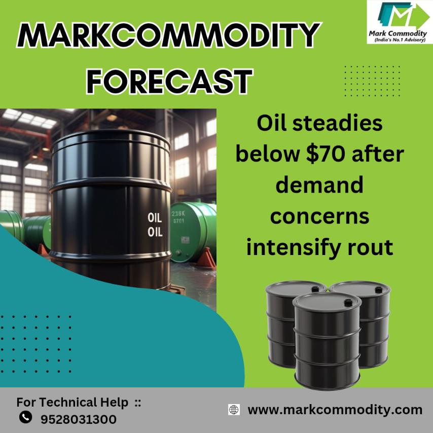 CommodityMark's tweet image. MARKCOMMODITY FORECAST

Oil steadies below $70 after demand concerns intensify rout

For Technical Help  ::  9870723517
markcommodity.com..
#mcxtips #freemcxtips #livemcxtips #livemcxnews #mcxhnitips
#goldnews #goldupdate #goldtips #goldhnitips #livegoldtips