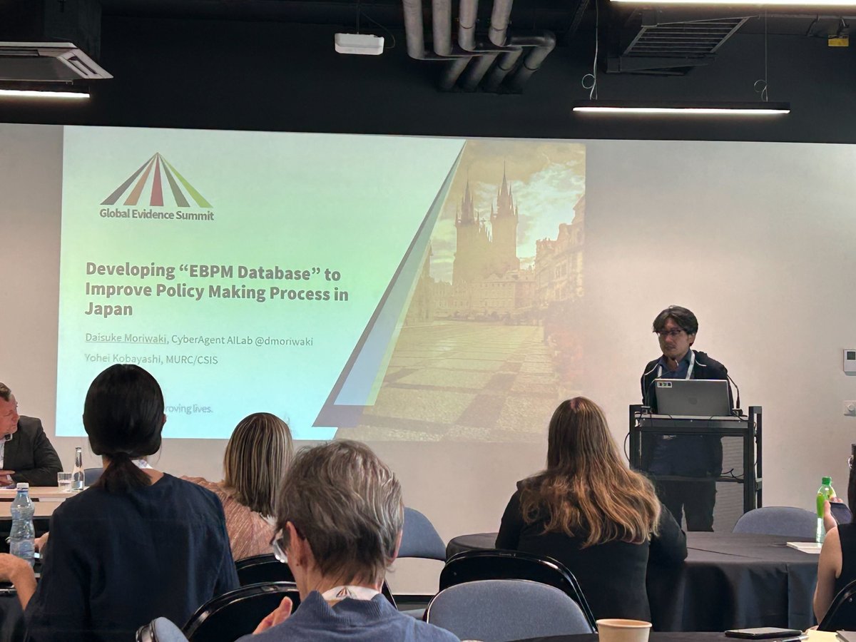 EBPMdb's tweet image. Yesterday, one of EBPM Database steering committee
@dmoriwaki
presented the database at #ges2024.