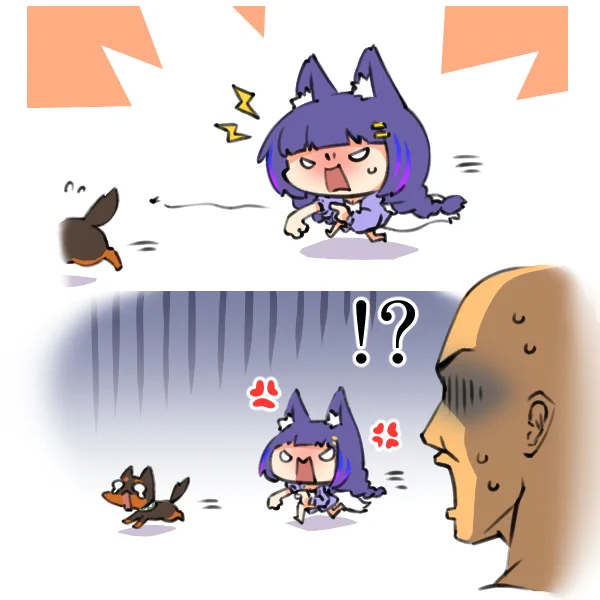 豆さんの身代わりに自分の血を蚊に差し出そうとする狼さんのらくがき
#画狼伝説 