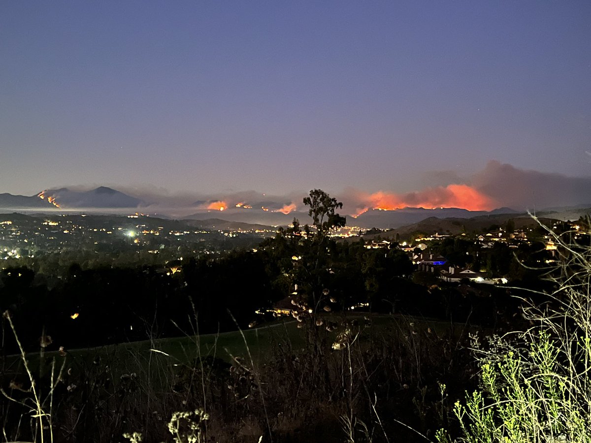 #AirportFire view from San Juan Capistrano