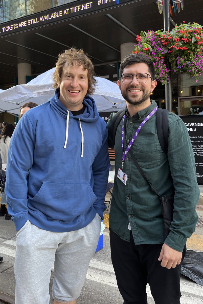 Also wouldn’t be day #4 <a href="/TIFF_NET/">TIFF</a> without running into Matt Johnson, right ???