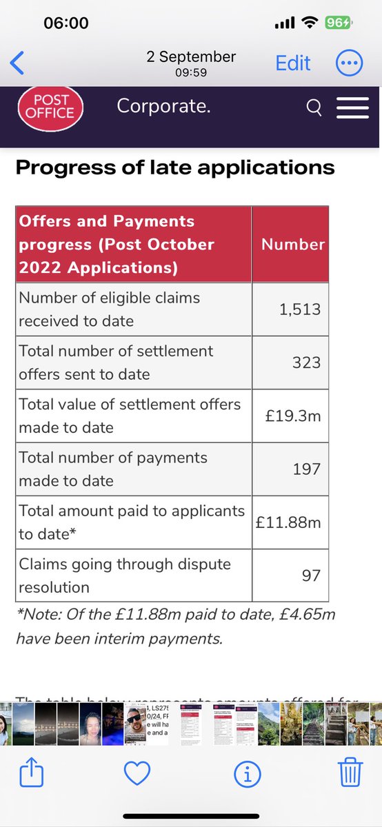 tonydowney67's tweet photo. Every month I check the appalling speeds of the HSS scheme @PostOffInquiry
This month 150 new applicants only 10 new payments . When will people not see this scheme is overwhelmed and cannot cope . It will take decades at this rate
@stugoo17 @gareththomasMP @kevinhollinrake https://t.co/9mnnPE3f6s