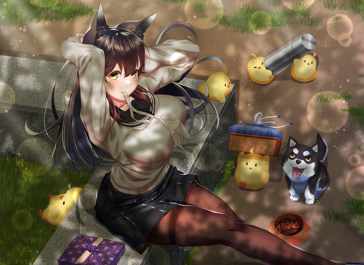 愛宕(アズールレーン) ,饅頭(アズールレーン) 「お昼 」|鍵山/Clave イラストレーターのイラスト