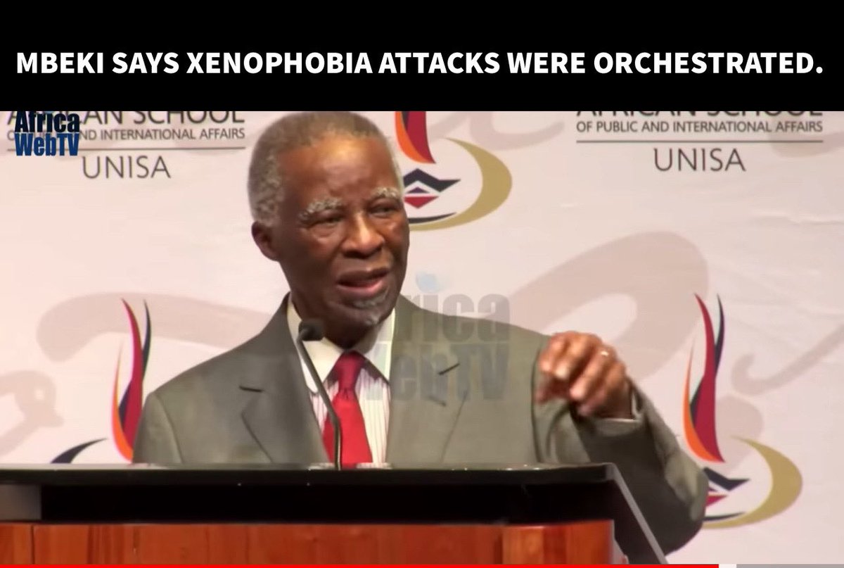 Recent revelations by former South African President Thabo Mbeki, show that South African intelligence picked up that certain leaders in Zimbabwe's opposition orchestrated the 2008 xenophobic attacks in places like Alexandra.

This was a heinous attempt to force Zimbabweans in