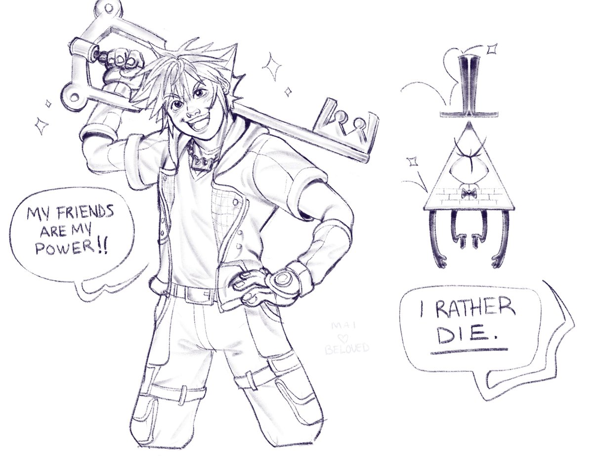 Alex please.. the possibilities 😞🙏
#kingdomhearts #GravityFallls