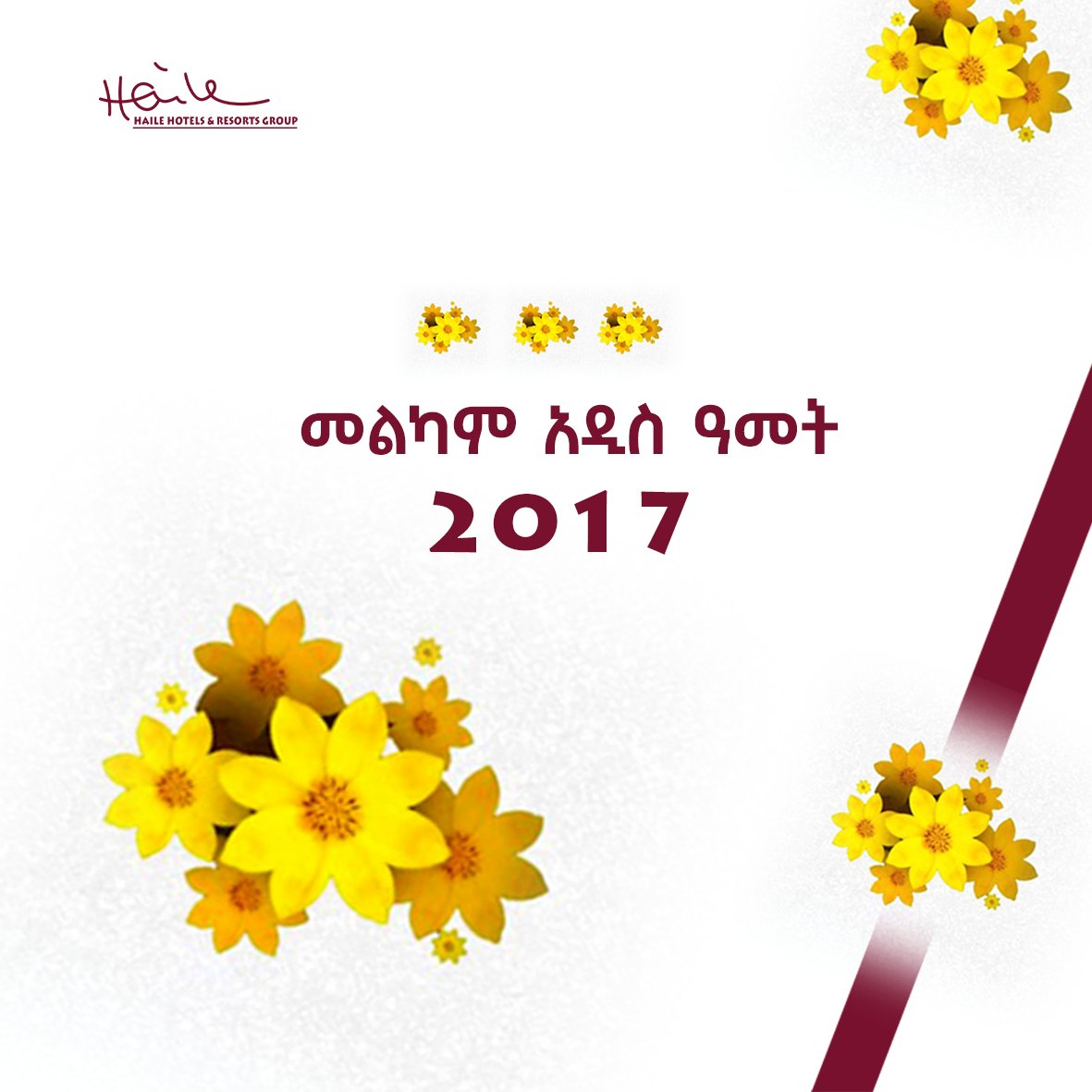 🌼 መልካም አዲስ ዓመት! 2🌼17 ያቀዱት የሚሳካበት ልዩ ዓመት ይሁንልዎ!
#hailehotelsandresorts #Ethiopia